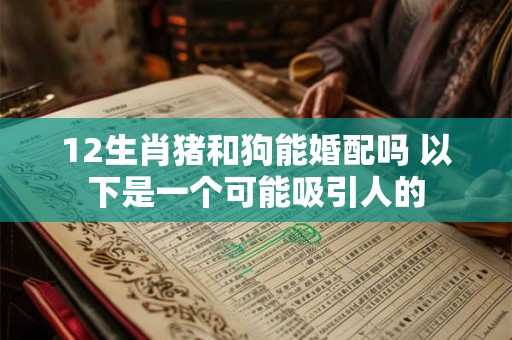 12生肖猪和狗能婚配吗 以下是一个可能吸引人的 12生肖猪和狗能婚配吗 以下是一个可能吸引人的