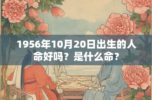 1956年10月20日出生的人命好吗?是什么命? 1956年10月20日出生的人命好吗?是什么命?