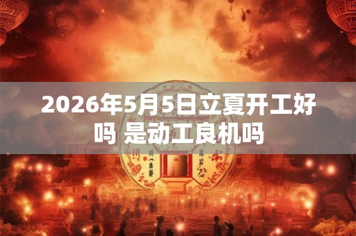 2026年5月5日立夏开工好吗 是动工良机吗 2026年5月5日立夏开工好吗 是动工良机吗