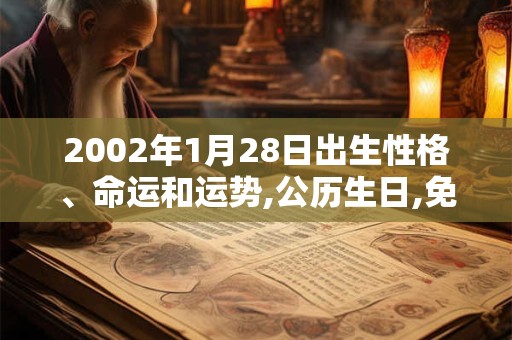 2002年1月28日出生性格、命运和运势,公历生日,免费算命