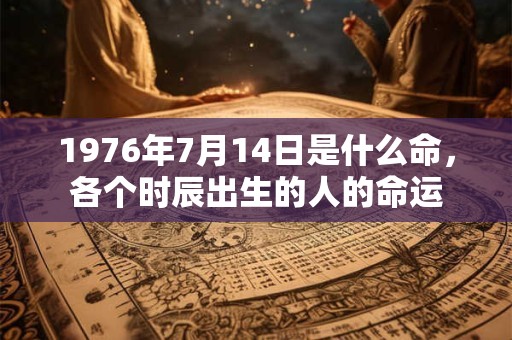 1976年7月14日是什么命,各个时辰出生的人的命运 1976年7月14日是什么命,各个时辰出生的人的命运