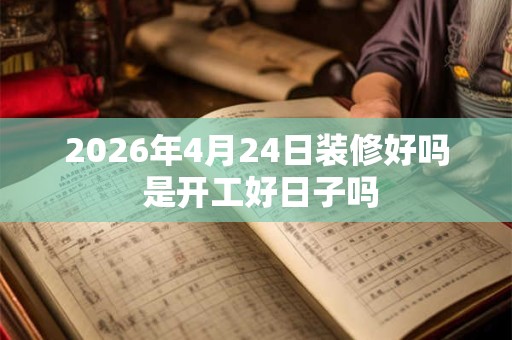 2026年4月24日装修好吗 是开工好日子吗 2026年4月24日装修好吗 是开工好日子吗