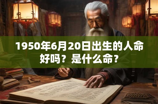1950年6月20日出生的人命好吗？是什么命？
