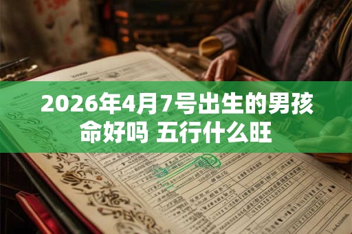 2026年4月7号出生的男孩命好吗 五行什么旺