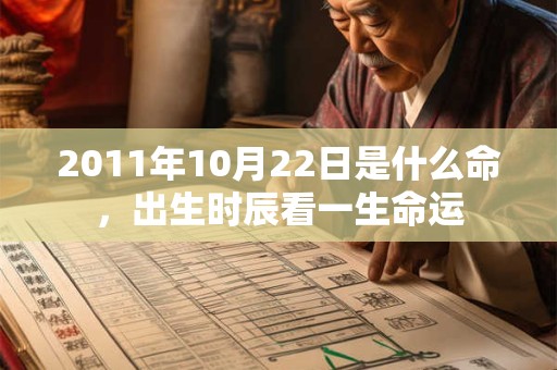 2011年10月22日是什么命,出生时辰看一生命运 2011年10月22日是什么命,出生时辰看一生命运