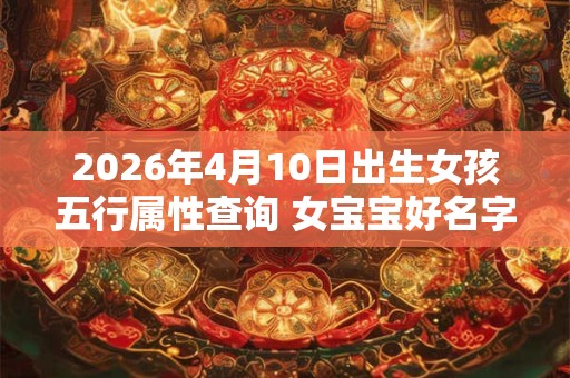 2026年4月10日出生女孩五行属性查询 女宝宝好名字合集
