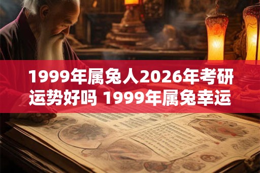 1999年属兔人2026年考研运势好吗 1999年属兔幸运数字 1999年属兔人2026年考研运势好吗 1999年属兔幸运数字