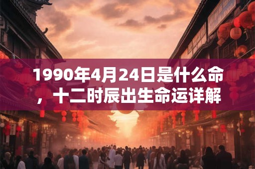 1990年4月24日是什么命，十二时辰出生命运详解