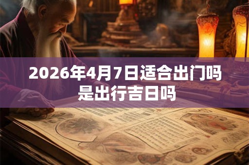 2026年4月7日适合出门吗 是出行吉日吗