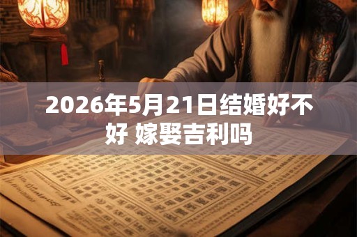 2026年5月21日结婚好不好 嫁娶吉利吗