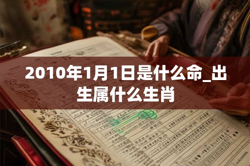 2010年1月1日是什么命_出生属什么生肖