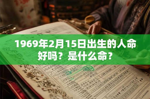 1969年2月15日出生的人命好吗？是什么命？