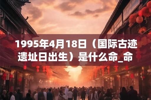 1995年4月18日（国际古迹遗址日出生）是什么命_命运如何