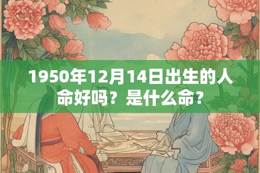 1950年12月14日出生的人命好吗？是什么命？