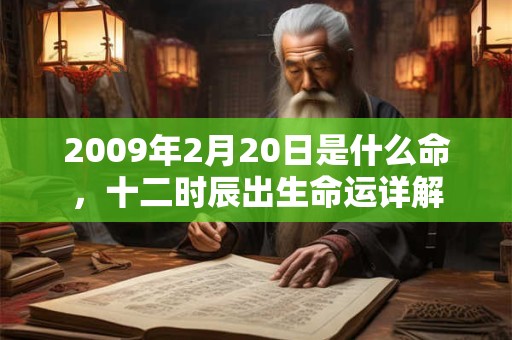 2009年2月20日是什么命，十二时辰出生命运详解