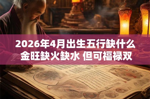 2026年4月出生五行缺什么 金旺缺火缺水 但可福禄双收