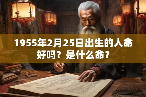 1955年2月25日出生的人命好吗?是什么命? 1955年2月25日出生的人命好吗?是什么命?