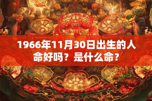 1966年11月30日出生的人命好吗？是什么命？
