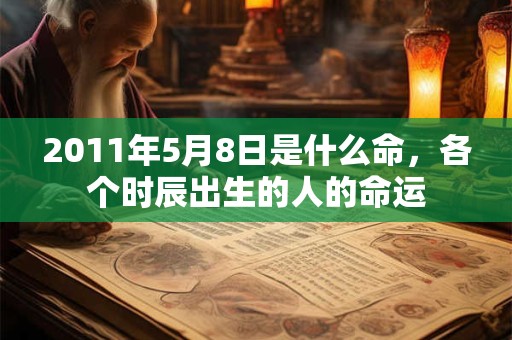 2011年5月8日是什么命,各个时辰出生的人的命运 2011年5月8日是什么命,各个时辰出生的人的命运