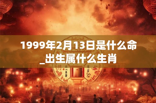 1999年2月13日是什么命_出生属什么生肖 1999年2月13日是什么命_出生属什么生肖