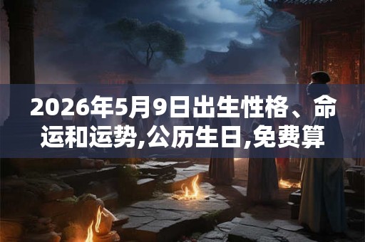 2026年5月9日出生性格、命运和运势,公历生日,免费算命