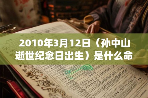 2010年3月12日(孙中山逝世纪念日出生)是什么命_命运如何 2010年3月12日(孙中山逝世纪念日出生)是什么命_命运如何
