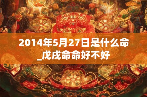 2014年5月27日是什么命_戊戌命命好不好