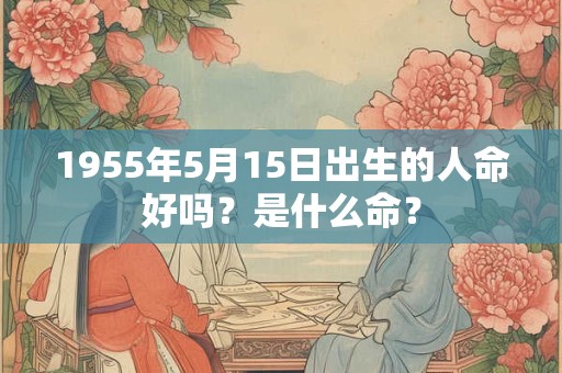 1955年5月15日出生的人命好吗？是什么命？