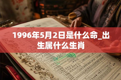 1996年5月2日是什么命_出生属什么生肖