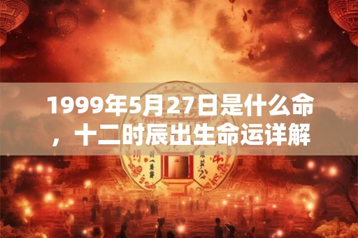 1999年5月27日是什么命,十二时辰出生命运详解 1999年5月27日是什么命,十二时辰出生命运详解