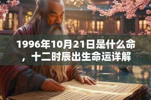 1996年10月21日是什么命，十二时辰出生命运详解