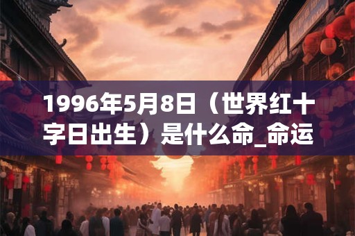 1996年5月8日(世界红十字日出生)是什么命_命运如何 1996年5月8日(世界红十字日出生)是什么命_命运如何
