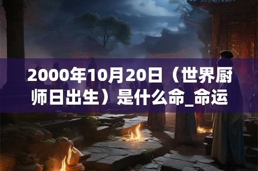 2000年10月20日（世界厨师日出生）是什么命_命运如何