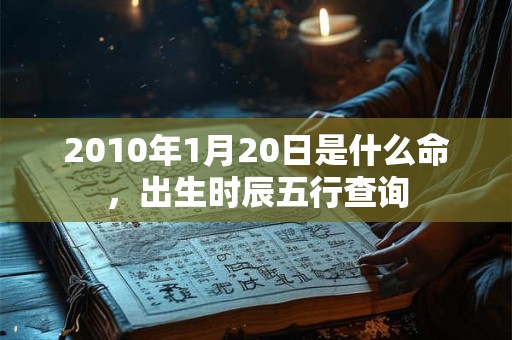 2010年1月20日是什么命，出生时辰五行查询