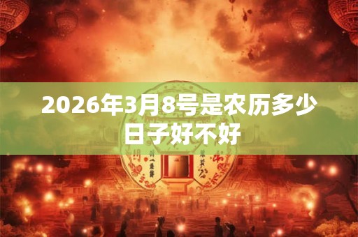 2026年3月8号是农历多少 日子好不好 2026年3月8号是农历多少 日子好不好