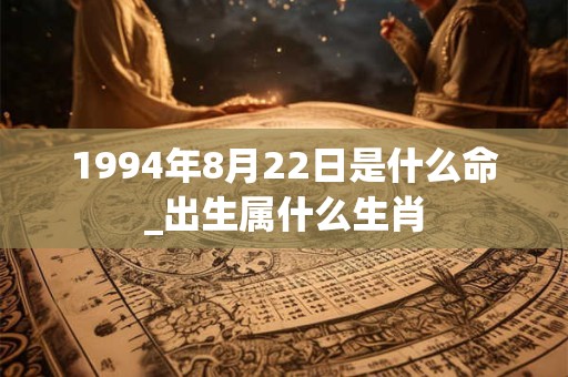 1994年8月22日是什么命_出生属什么生肖 1994年8月22日是什么命_出生属什么生肖
