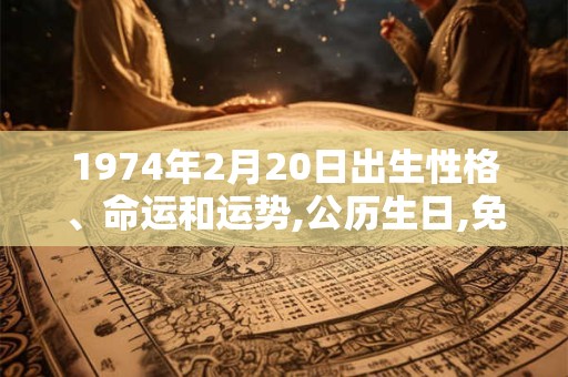 1974年2月20日出生性格、命运和运势,公历生日,免费算命