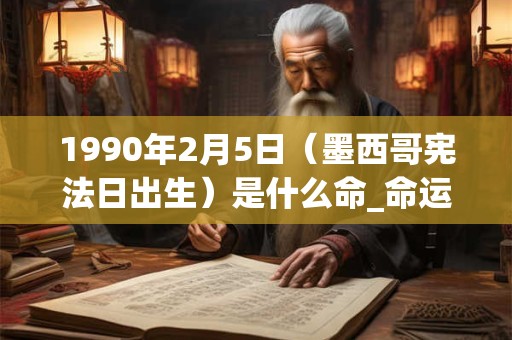 1990年2月5日(墨西哥宪法日出生)是什么命_命运如何 1990年2月5日(墨西哥宪法日出生)是什么命_命运如何