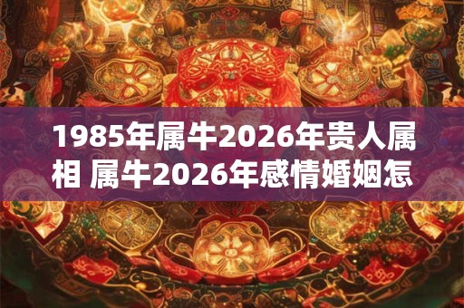 1985年属牛2026年贵人属相 属牛2026年感情婚姻怎么样 1985年属牛2026年贵人属相 属牛2026年感情婚姻怎么样