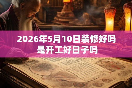 2026年5月10日装修好吗 是开工好日子吗