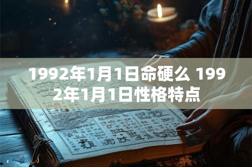 1992年1月1日命硬么 1992年1月1日性格特点