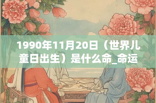 1990年11月20日(世界儿童日出生)是什么命_命运如何 1990年11月20日(世界儿童日出生)是什么命_命运如何