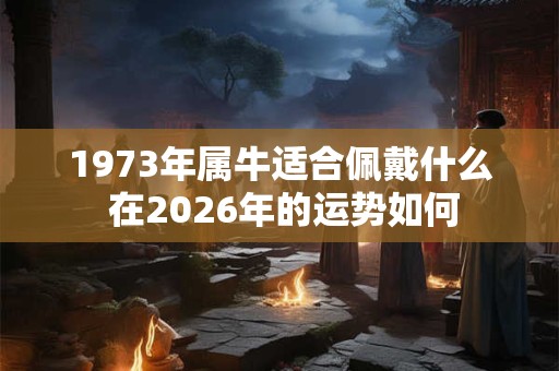 1973年属牛适合佩戴什么 在2026年的运势如何 1973年属牛适合佩戴什么 在2026年的运势如何
