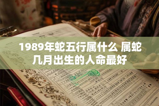 1989年蛇五行属什么 属蛇几月出生的人命最好