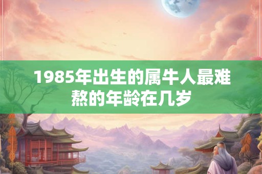 1985年出生的属牛人最难熬的年龄在几岁