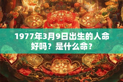 1977年3月9日出生的人命好吗？是什么命？