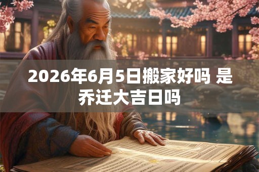 2026年6月5日搬家好吗 是乔迁大吉日吗 2026年6月5日搬家好吗 是乔迁大吉日吗