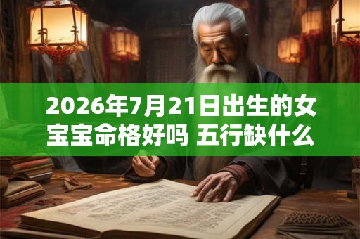 2026年7月21日出生的女宝宝命格好吗 五行缺什么