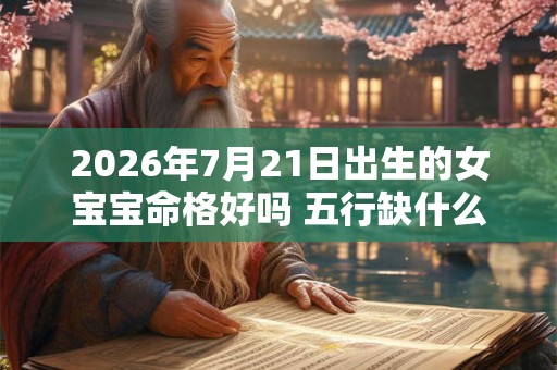 2026年7月21日出生的女宝宝命格好吗 五行缺什么 2026年7月21日出生的女宝宝命格好吗 五行缺什么