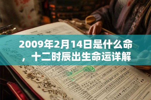 2009年2月14日是什么命，十二时辰出生命运详解